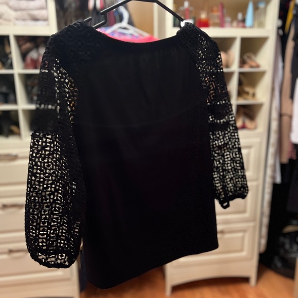 Talbots, Petite Black blouse - Picture 3 of 4